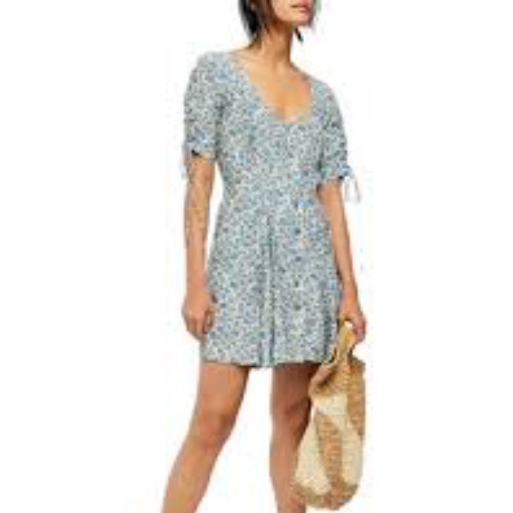 Free People Lace-Up Minidres